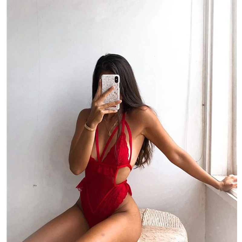 Sexy Lady Women Sleeveless Lace Hollow Out High Waist Backless See Through V Neck Bodysuits Leotard Lingerie Underwear Sleepwear
Sexy Lady Women Sleeveless Lace Hollow Out High Waist Backless See Through V Neck Bodysuits Leotard Lingerie Underwear Sleepwear