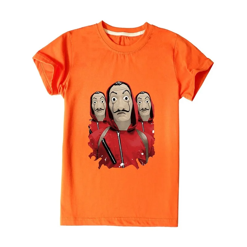Money Heist Funny Cartoon Graphic T Shirt La Casa De Papel Boys T-shirt for Girls The House of Paper Tops Kids Clothes 8 To 12
Money Heist Funny Cartoon Graphic T Shirt La Casa De Papel Boys T-shirt for Girls The House of Paper Tops Kids Clothes 8 To 12