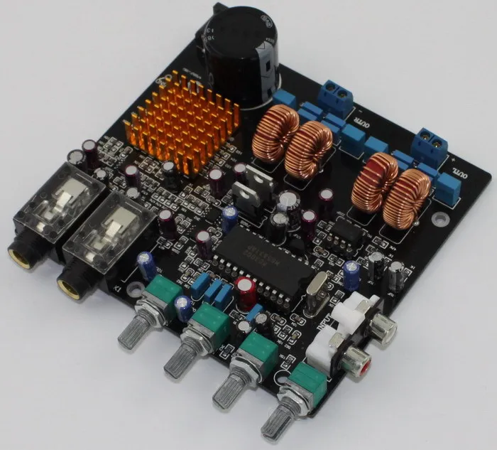 YWJJX DC24V 2A 2.0 channel Class D amplifier board TPA3116 + M65831 with OK amplifier board (50W + 50W)
YWJJX DC24V 2A 2.0 channel Class D amplifier board TPA3116 + M65831 with OK amplifier board (50W + 50W)