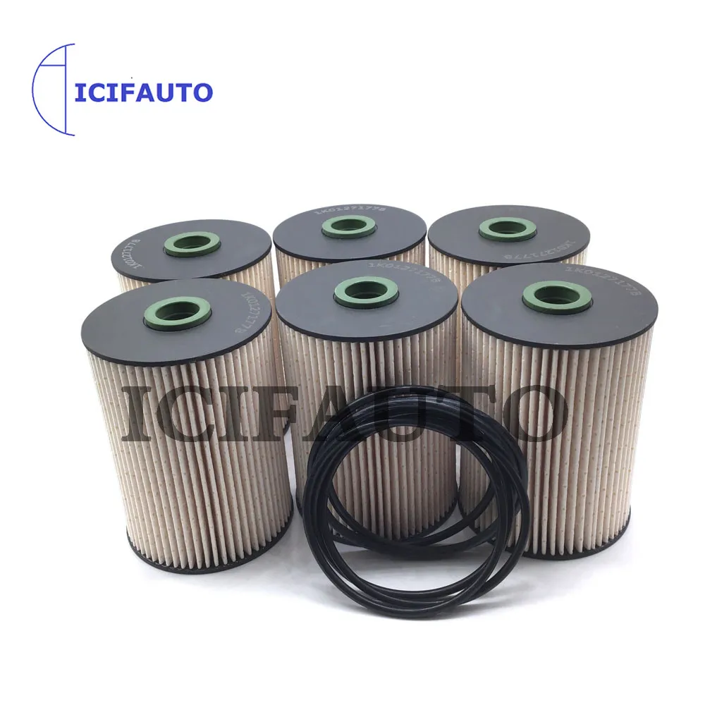6X Fuel Filter 1K0127434B 1k0127177B for VW Golf Jetta 1.9 2.0L TDI Diesel PU9361X
6X Fuel Filter 1K0127434B 1k0127177B for VW Golf Jetta 1.9 2.0L TDI Diesel PU9361X