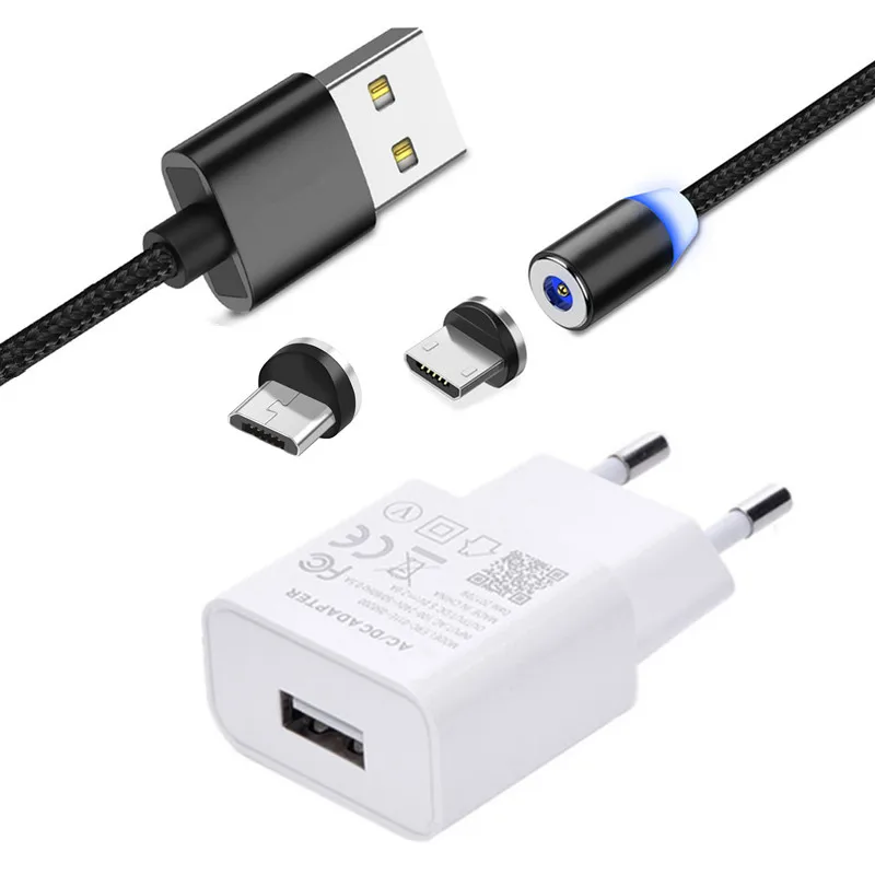 Магнитный Micro USB зарядный кабель HTC Desire 12 650 One M8 E9 зарядное устройство для телефона