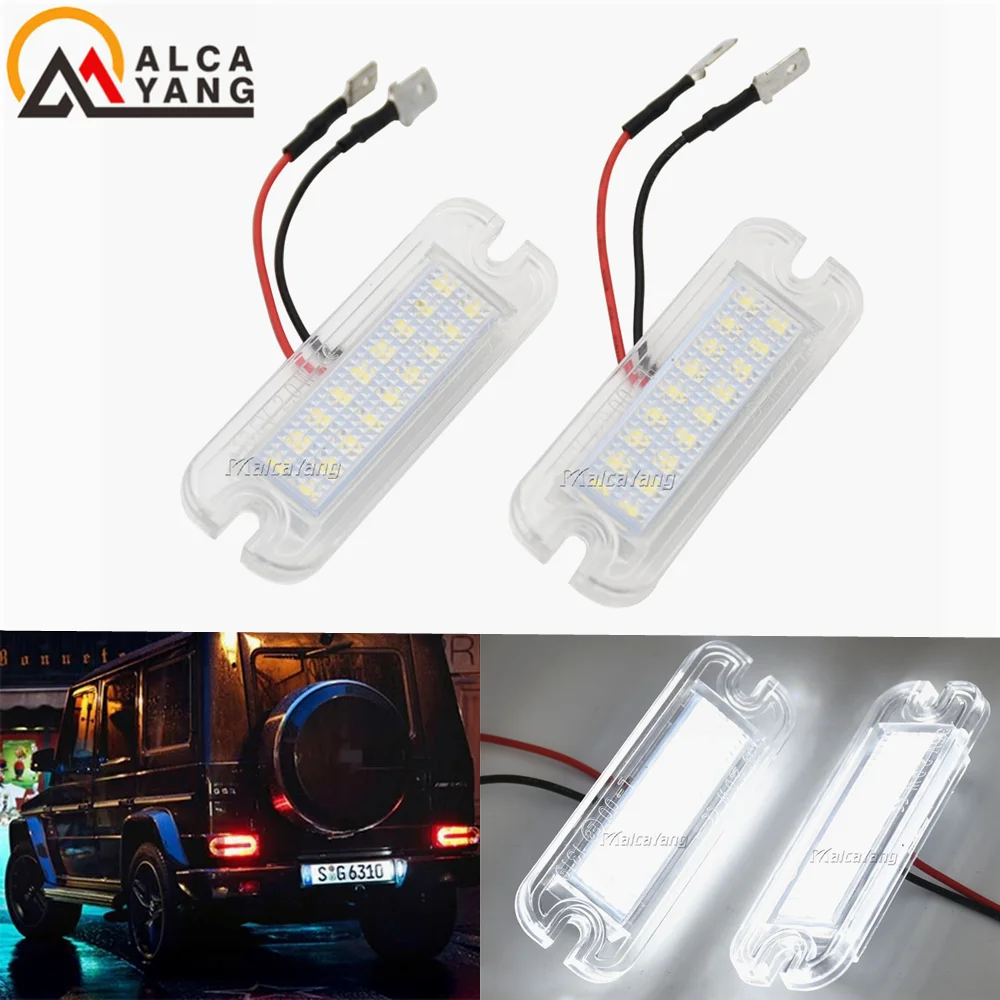 2pcs Led License Plate Light Car Accessories For Mercedes Benz G-Class G500 G550 G55 G63 G65 AMG W463 No Error Number Plate Lamp
2pcs Led License Plate Light Car Accessories For Mercedes Benz G-Class G500 G550 G55 G63 G65 AMG W463 No Error Number Plate Lamp