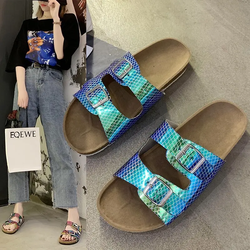 Clear shoes 2021 new summer open toe belt buckle flat slippers ladies Snake shallow casual beach Slide woman shoes fashion
Clear shoes 2021 new summer open toe belt buckle flat slippers ladies Snake shallow casual beach Slide woman shoes fashion