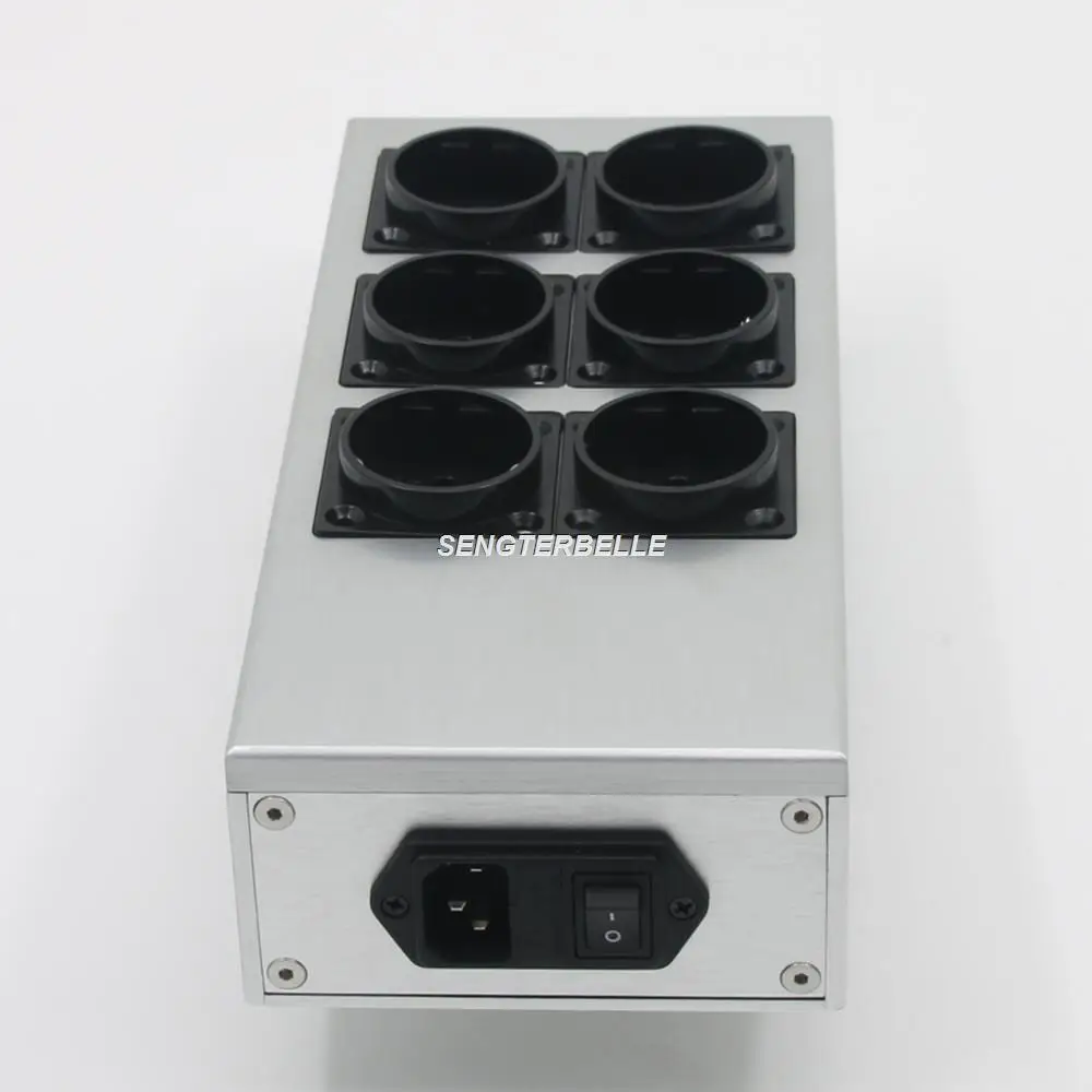 Hi-end 6 розеток, европейский домашний адаптер переменного тока, Hi-Fi аудио, европейская розетка с переключателем
Hi-end 6 розеток, европейский домашний адаптер переменного тока, Hi-Fi аудио, европейская розетка с переключателем