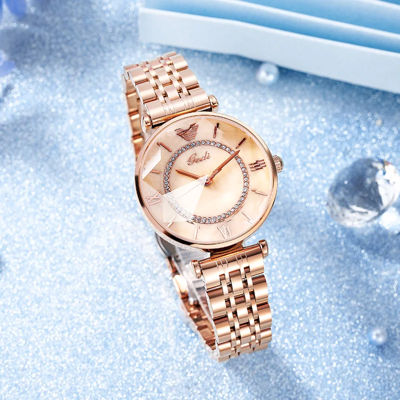 Часы наручные женские кварцевые, роскошные модные элегантные водонепроницаемые зеркальные, из нержавеющей стали, цвет розовое золото
Часы наручные женские кварцевые, роскошные модные элегантные водонепроницаемые зеркальные, из нержавеющей стали, цвет розовое золото