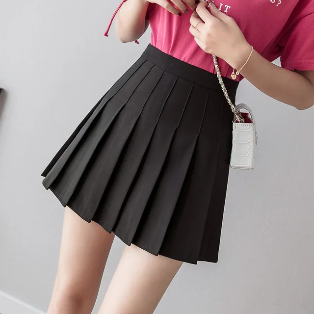 Women High Waist Pleated Skirts Girls Tennis School White/Black Mini Skirt Uniform Female Loose Casual Short Bottoms
Women High Waist Pleated Skirts Girls Tennis School White/Black Mini Skirt Uniform Female Loose Casual Short Bottoms