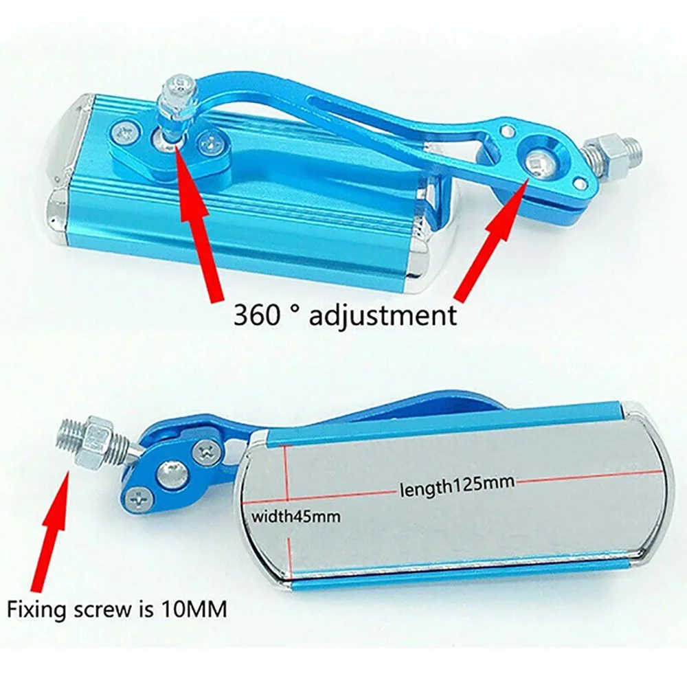 2pcs Bicycle Rear View Mirror Handlebar Rearview Mirrors 360 Degrees Rotatable Safe Bicycle Mirror for MTB Cycling Accessories
2pcs Bicycle Rear View Mirror Handlebar Rearview Mirrors 360 Degrees Rotatable Safe Bicycle Mirror for MTB Cycling Accessories