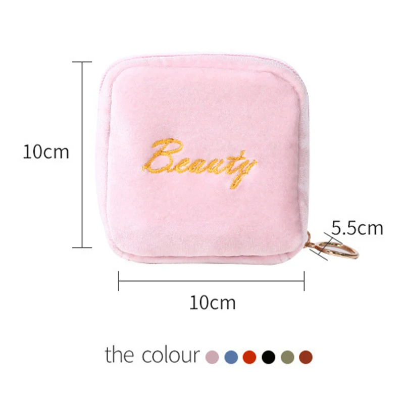 Portable Lipstick Cosmetics Organizer Embroidery Women's Makeup Bag Jewelry Purse Sanitary Towel Napkin Storage Box Home Travel
Portable Lipstick Cosmetics Organizer Embroidery Women's Makeup Bag Jewelry Purse Sanitary Towel Napkin Storage Box Home Travel