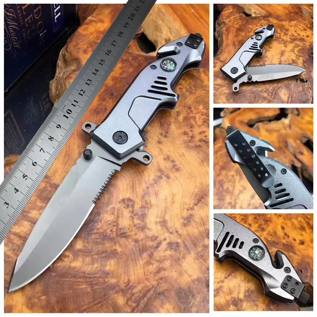 Swiss Rescue Folding Knife 440 Blade Aluminum Handle 57HRC Outdoor Survival Multifunctional Pocket Knife Bushcraft Self Defense
Swiss Rescue Folding Knife 440 Blade Aluminum Handle 57HRC Outdoor Survival Multifunctional Pocket Knife Bushcraft Self Defense