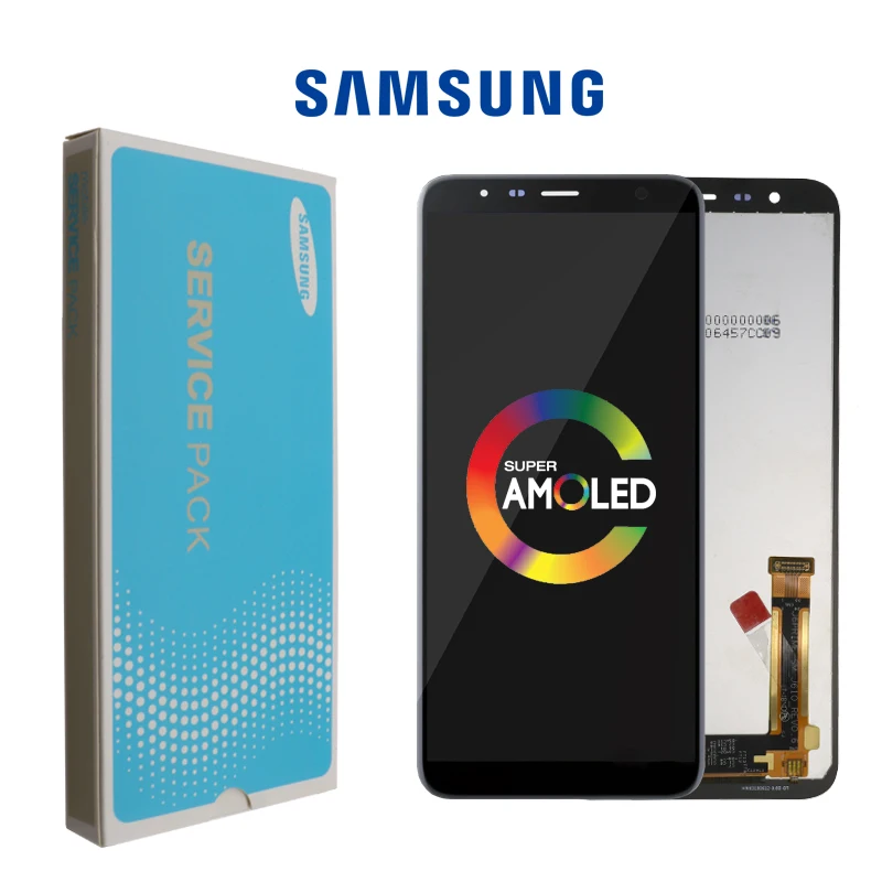 10 шт./лот 100% оригинальный 5 6 ''ЖК дисплей для Samsung Galaxy J6 + J610 J610F J610FN ЖК сенсорный