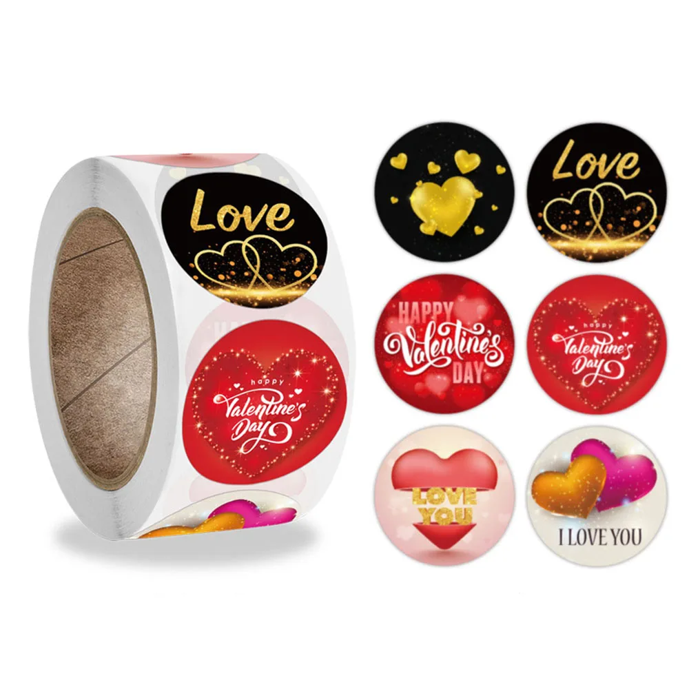 500pcs Sealing Stickers Happy Valentine's Day Stickers I LOVE YOU Cute Stickers For Gift Packaging Box Wedding Decoration Tags
500pcs Sealing Stickers Happy Valentine's Day Stickers I LOVE YOU Cute Stickers For Gift Packaging Box Wedding Decoration Tags