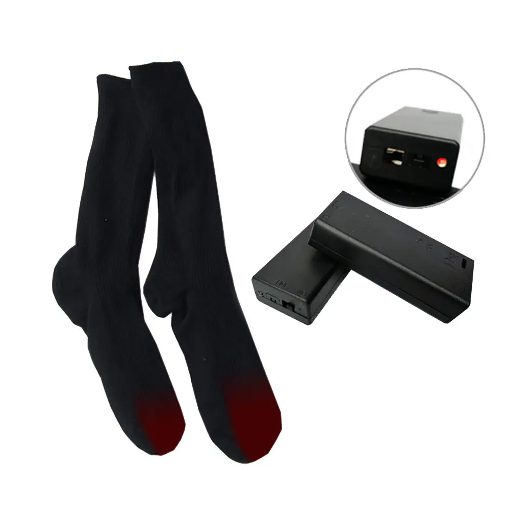 1 Pair Heating Socks Rechargeable Adjustable Battery Electric Heating Socks Double Layer Warm Sock
1 Pair Heating Socks Rechargeable Adjustable Battery Electric Heating Socks Double Layer Warm Sock