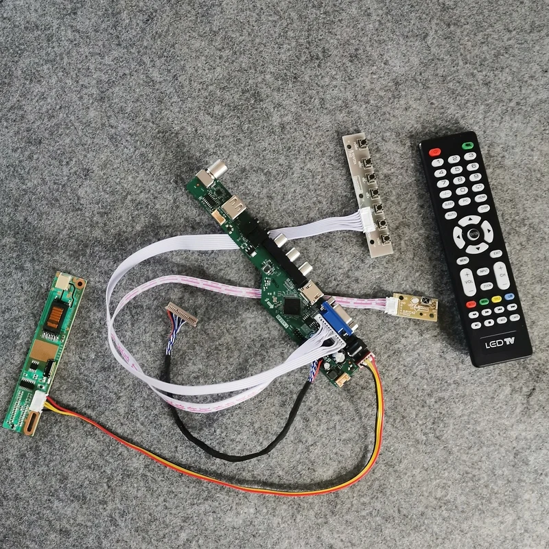 1024*768 20-Pin LVDS LCD Drive Board DIY Kit VGA+AV+USB Fit N141X3/N141X5/N141X6/N141X8/N121X4/N121X5 Screen 1-CCFL Monitor
1024*768 20-Pin LVDS LCD Drive Board DIY Kit VGA+AV+USB Fit N141X3/N141X5/N141X6/N141X8/N121X4/N121X5 Screen 1-CCFL Monitor