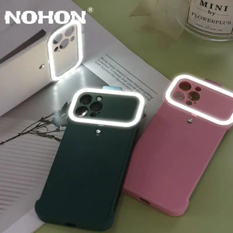Чехол для телефона с кольцевым светильником для селфи NOHON для iPhone 12 Mini 12 Pro Max lLED чехлы с заполняющим светом для прямой трансляции видео на ...
Чехол для телефона с кольцевым светильником для селфи NOHON для iPhone 12 Mini 12 Pro Max lLED чехлы с заполняющим светом для прямой трансляции видео на ...