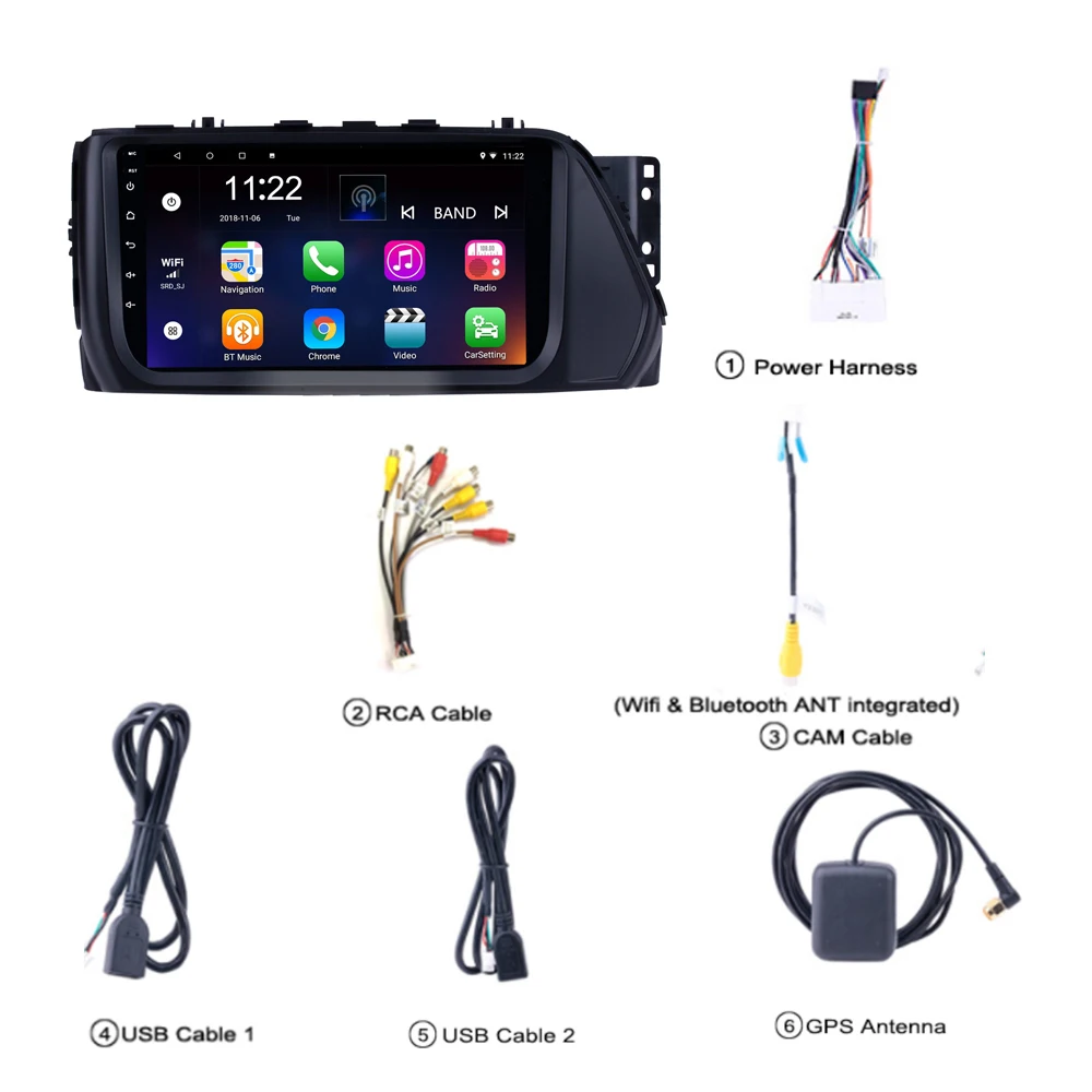 For Hyundai Verna 2018 2 DIN 9 inch Android 8.1 Car multimedia player Support Music AUX WIFI support DVR
For Hyundai Verna 2018 2 DIN 9 inch Android 8.1 Car multimedia player Support Music AUX WIFI support DVR
