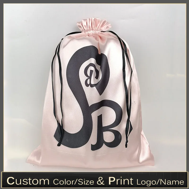 Custom Logo silk satin Drawstring Bag Extenssions HandBag Shoes Travel storageBeauty Case Drawstring Packaging Bag 20pcs/lot
Custom Logo silk satin Drawstring Bag Extenssions HandBag Shoes Travel storageBeauty Case Drawstring Packaging Bag 20pcs/lot