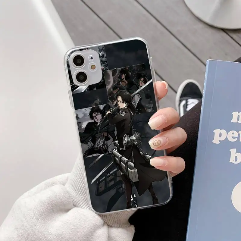 Levi Attack On Titan Phone Case For Iphone11 12 Pro Max SE 2020 6s 7 8 Plus X Xs Max Xr Transparent Soft Silicone Cover 
Levi Attack On Titan Phone Case For Iphone11 12 Pro Max SE 2020 6s 7 8 Plus X Xs Max Xr Transparent Soft Silicone Cover