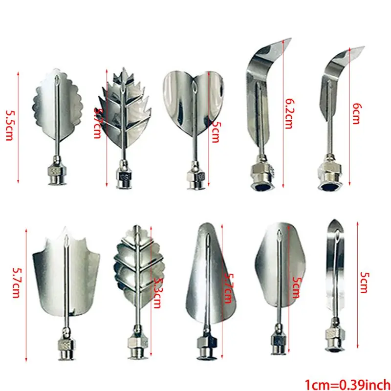 Stainless Steel Flowers Leaves 3D Jelly-Art-Tools Pudding-Nozzle Cake Needles Gelatin Tools
Stainless Steel Flowers Leaves 3D Jelly-Art-Tools Pudding-Nozzle Cake Needles Gelatin Tools
