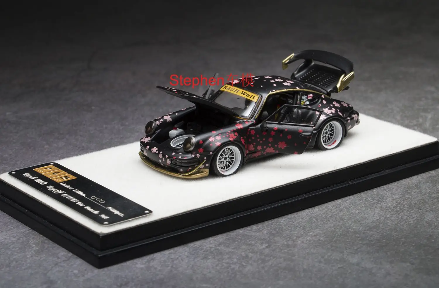 

PGM 1:64 911 RWB 964 Black Sakura Normal Edition Diecast 7 Cm Model Car Birthday Gifts And Collections Stock In 2021