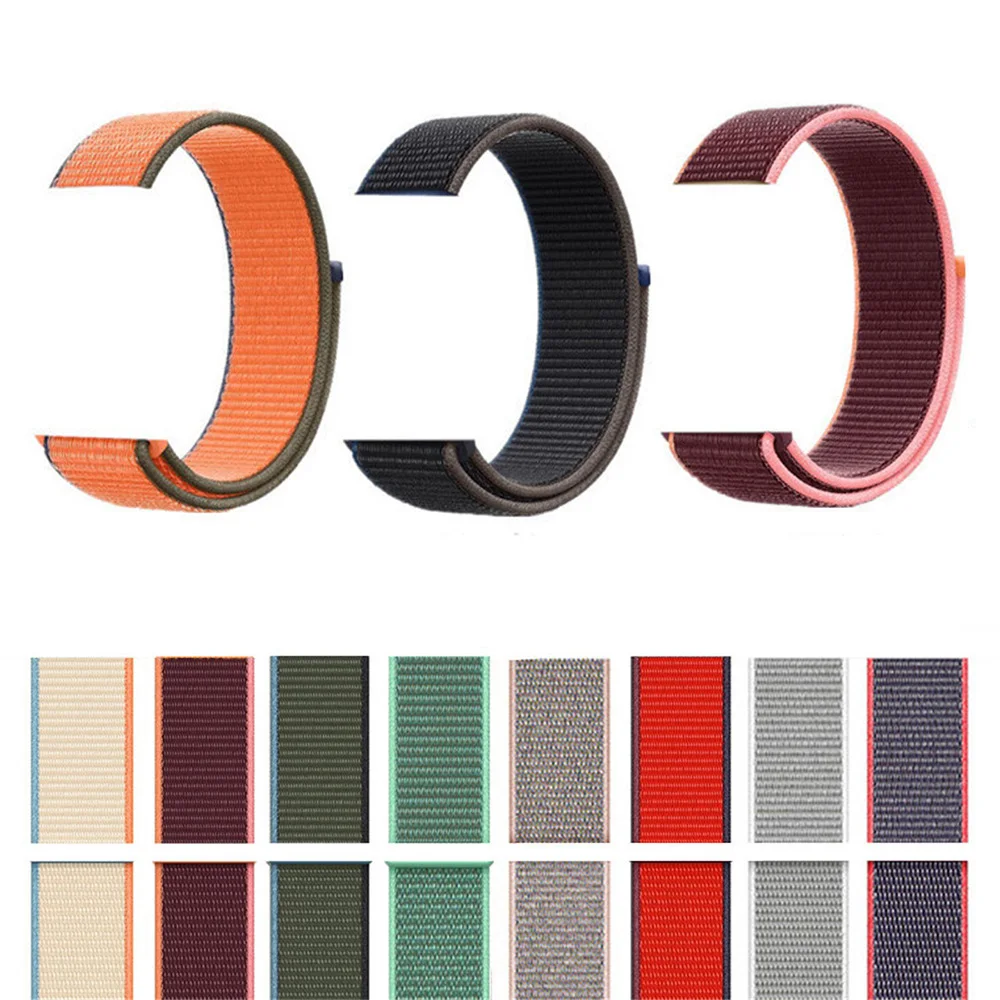Fashion Nylon Loop Watch Band Replacement Apple Watch Band Suitable For Series Apple Watch Strap
Fashion Nylon Loop Watch Band Replacement Apple Watch Band Suitable For Series Apple Watch Strap