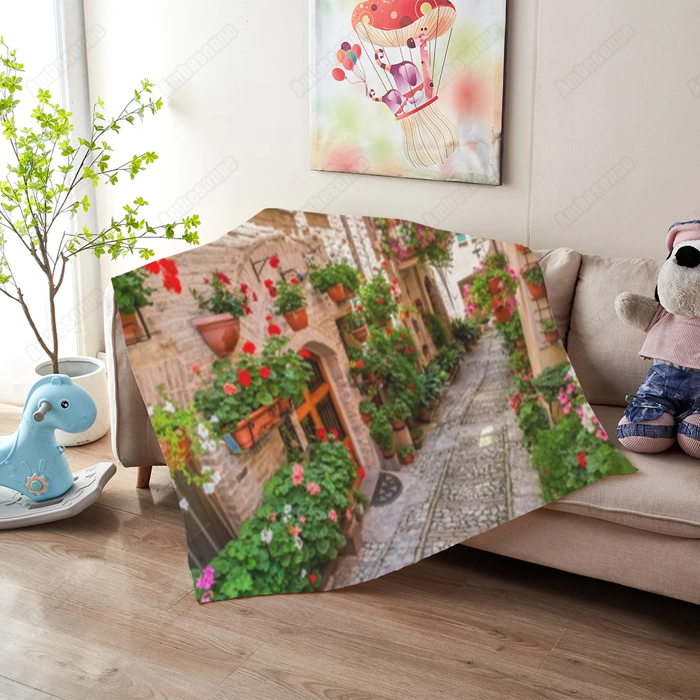 Charming Street Printing Blanket Flower Throw Blanket Sherpa Fluffy Blankets For Beds Home Living Bedding Outdoor Picnic Blanket
Charming Street Printing Blanket Flower Throw Blanket Sherpa Fluffy Blankets For Beds Home Living Bedding Outdoor Picnic Blanket