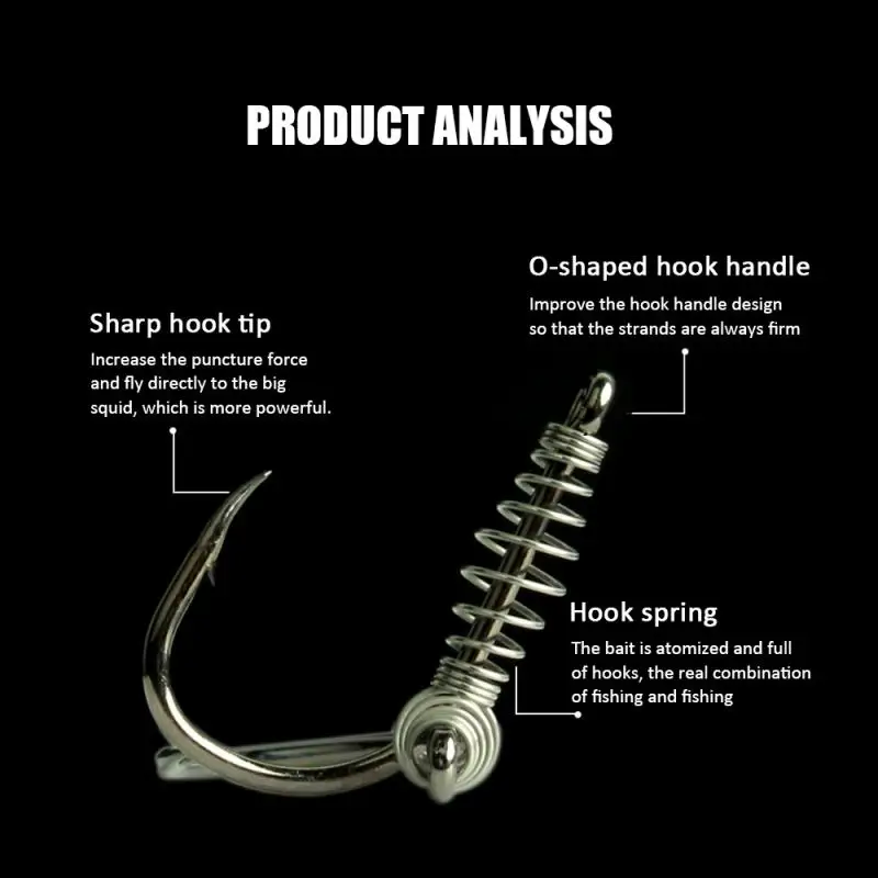 10 шт. крючки O Тип крюк Ручка рыболовный крючок острый наконечник для рыбалки 11