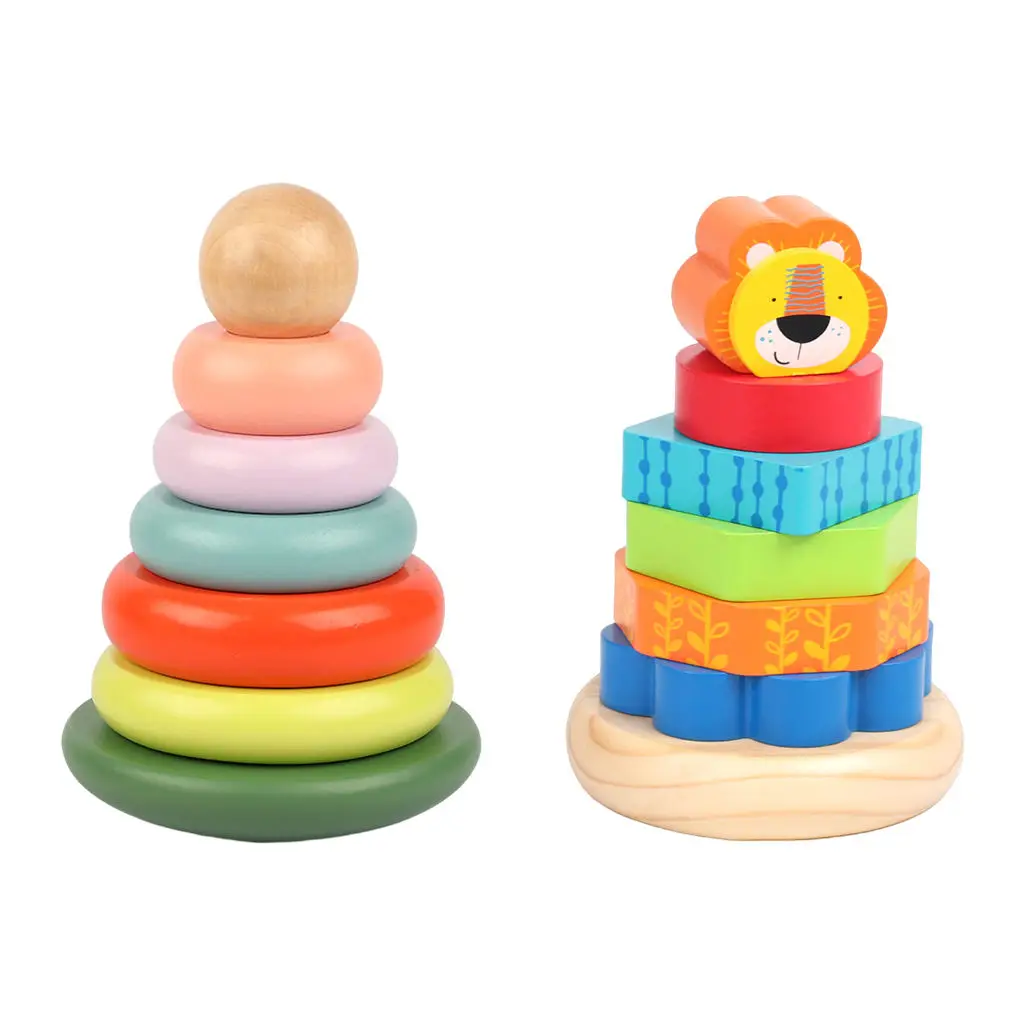 Baby Montessori Stacking Rings Toys Building Geometric Stacker Blocks Sensory Developmental Toys
Baby Montessori Stacking Rings Toys Building Geometric Stacker Blocks Sensory Developmental Toys