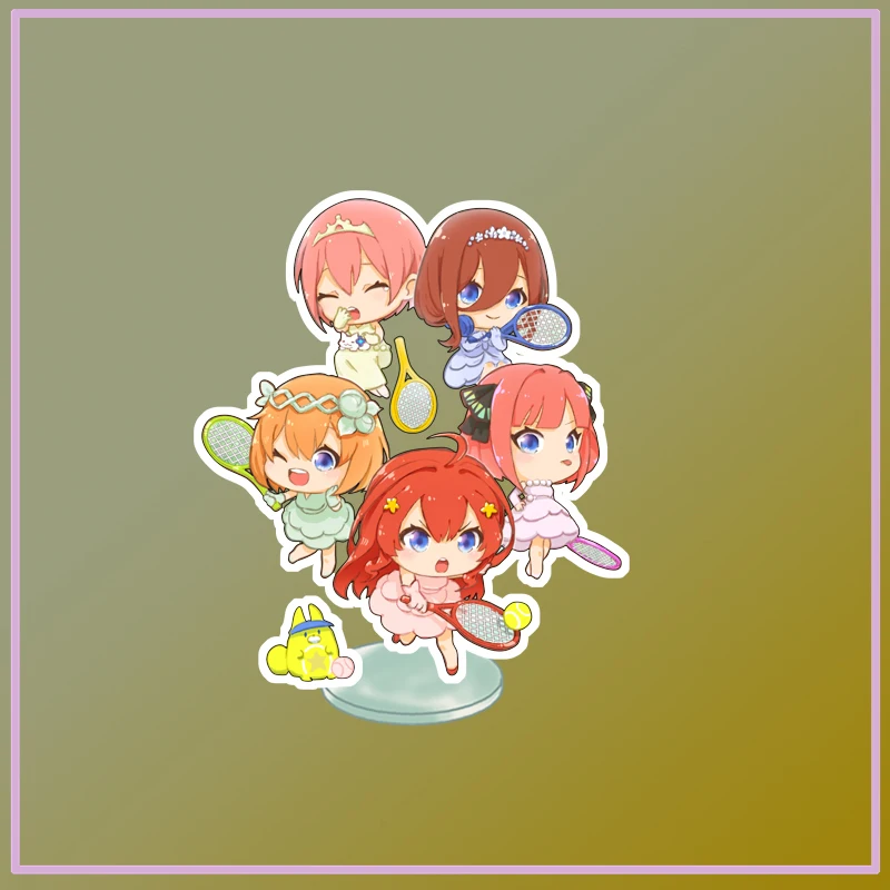 Anime Stand The Quintessential Quintuplets Nakano Miku Nino Itsuki Acrylic Figure Display desktop decoration 15cm
Anime Stand The Quintessential Quintuplets Nakano Miku Nino Itsuki Acrylic Figure Display desktop decoration 15cm