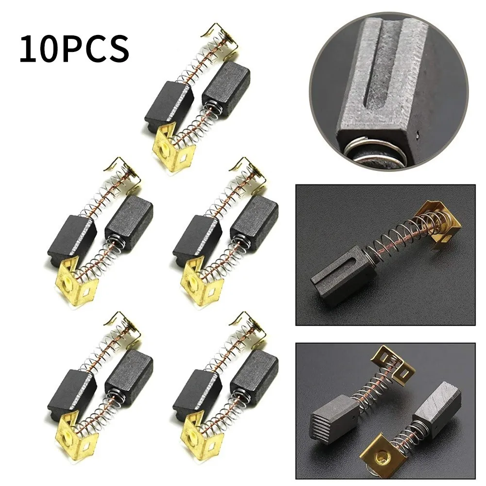 10pcs Carbon Brushes 6.4x7.9x12.5mm For Black Decker CD105 CD110 CD115 KG900 KG725 AST6 Angle Grinder Accessories
10pcs Carbon Brushes 6.4x7.9x12.5mm For Black Decker CD105 CD110 CD115 KG900 KG725 AST6 Angle Grinder Accessories