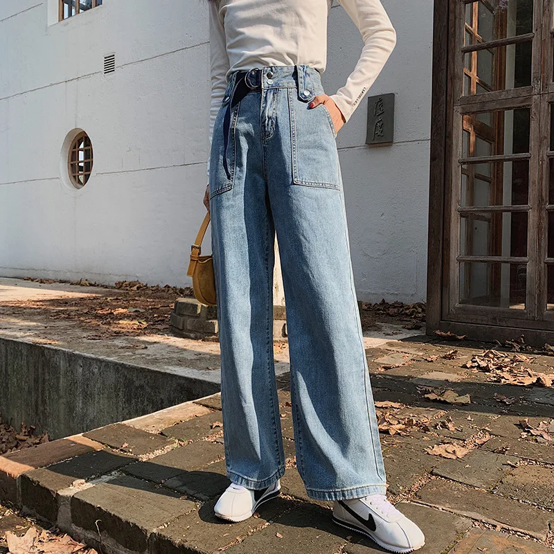 CGC 2021 Streetwear Fashion High Waist Jeans Woman Straight Loose Cotton Denim Pants Female Harajuku Wide Leg Boyfriends Jeans
CGC 2021 Streetwear Fashion High Waist Jeans Woman Straight Loose Cotton Denim Pants Female Harajuku Wide Leg Boyfriends Jeans