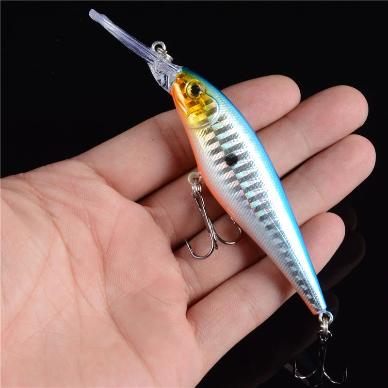 1Pcs Fishing Lures with Hook 11cm 10.5g Jig wing With Lead Wobbler Lure Fishing Lure 3D Eyes Floating Plastic Fishing Tackle
1Pcs Fishing Lures with Hook 11cm 10.5g Jig wing With Lead Wobbler Lure Fishing Lure 3D Eyes Floating Plastic Fishing Tackle