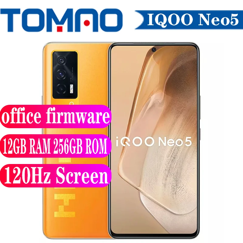 Мобильный телефон Vivo IQOO Neo 5 5G Snapdragon 870 120 Гц задняя камера 48 МП 6 62 дюйма AMOLED