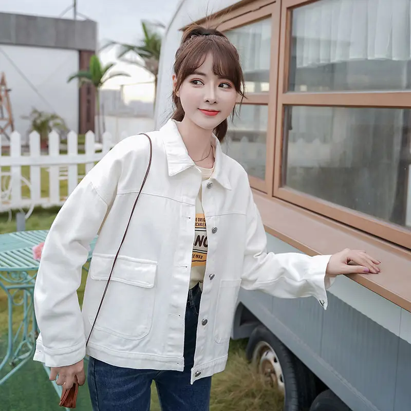 2021 Spring Autumn New Denim Jacket Women's Korean Loose Retro Candy Color Jacket Top Harajuku Clothes Jackets Outerwear & Coats
2021 Spring Autumn New Denim Jacket Women's Korean Loose Retro Candy Color Jacket Top Harajuku Clothes Jackets Outerwear & Coats