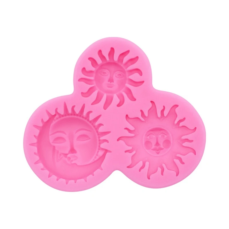 Sun and Moon Face Soft Silicone Mold Keychain Mold DIY Silicone Baking Molds 87HC
Sun and Moon Face Soft Silicone Mold Keychain Mold DIY Silicone Baking Molds 87HC