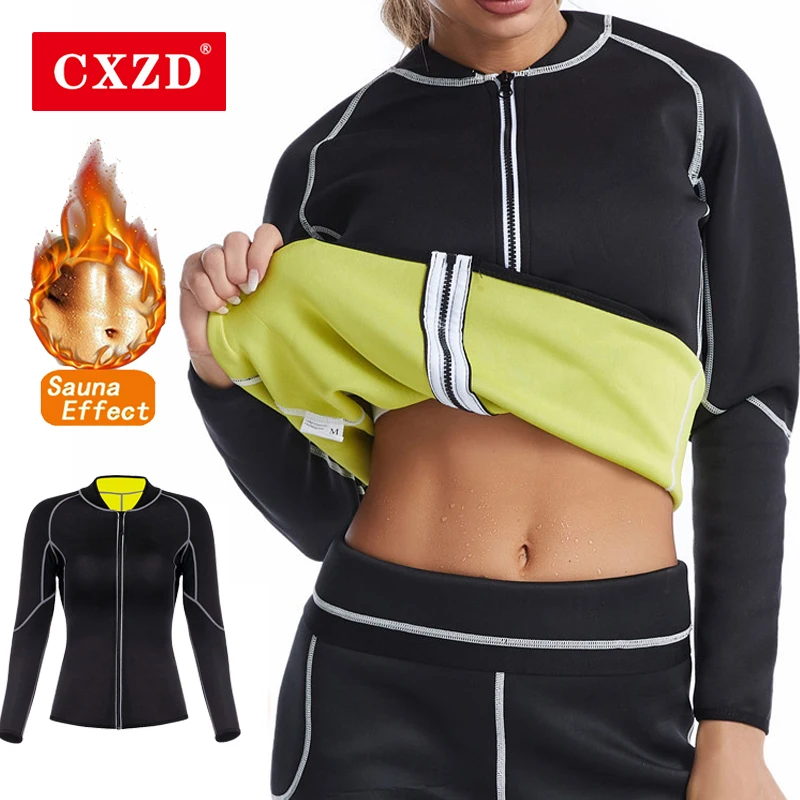 CXZD Sauna Slimming Top Neoprene Sweat Thermal Women Shapewear Shirts Weight Loss Body Shapers Waist Trainer Fat Burn Corset
CXZD Sauna Slimming Top Neoprene Sweat Thermal Women Shapewear Shirts Weight Loss Body Shapers Waist Trainer Fat Burn Corset
