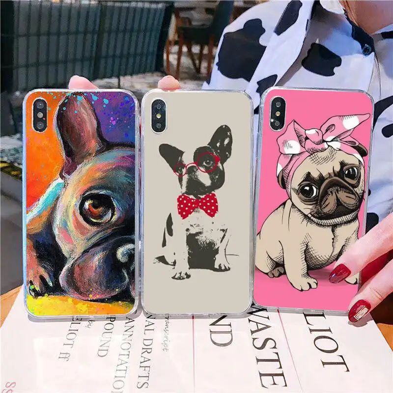 YNDFCNB French Bulldog Dog Pug Phone Case for iphone 13 11 12 pro XS MAX 8 7 6 6S Plus X 5S SE 2020 XR cover
YNDFCNB French Bulldog Dog Pug Phone Case for iphone 13 11 12 pro XS MAX 8 7 6 6S Plus X 5S SE 2020 XR cover