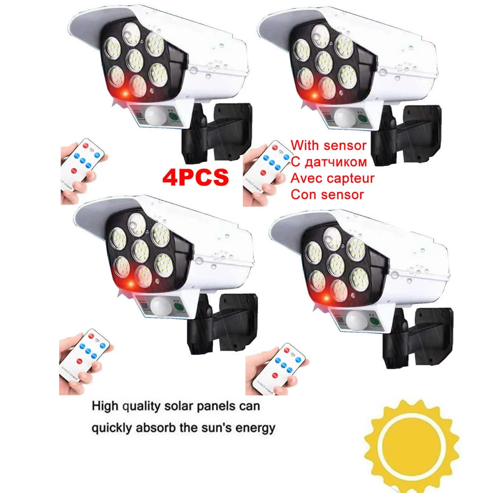 remote Solar motion sensor lamp Powered Waterproof Fake Camera Dummy Security Surveillance Flashing Red LED Light Video Anti-the
remote Solar motion sensor lamp Powered Waterproof Fake Camera Dummy Security Surveillance Flashing Red LED Light Video Anti-the