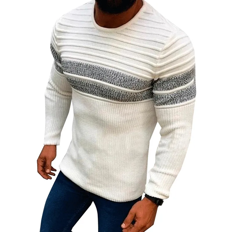 Autumn Mens Sweaters Patchwork Casual Men Clothing O Neck Long Sleeve Knit Men Clothes Knitted Pullovers Top Sweater Male
Autumn Mens Sweaters Patchwork Casual Men Clothing O Neck Long Sleeve Knit Men Clothes Knitted Pullovers Top Sweater Male