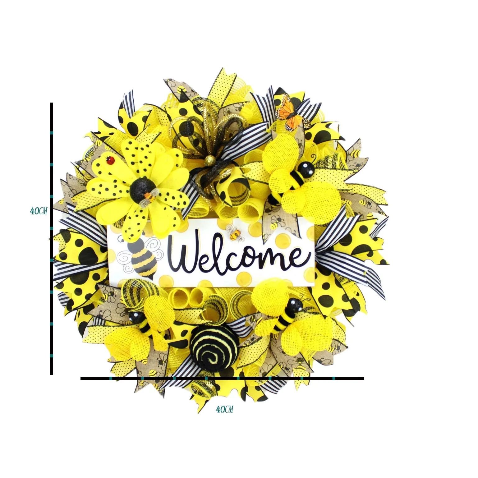 Simulation Leaf Bee SunflowerWreath Artificial Garland Hanging Pendants Wedding Nursery Decor Decoracion Hogar Moderno
Simulation Leaf Bee SunflowerWreath Artificial Garland Hanging Pendants Wedding Nursery Decor Decoracion Hogar Moderno