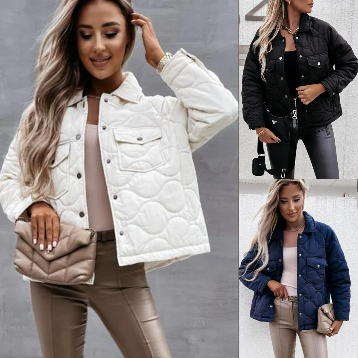 Winter Jackets Women Long-sleeved Single Breasted Padded Jacket Streetwear Fashion Parkas Lugentolo
Winter Jackets Women Long-sleeved Single Breasted Padded Jacket Streetwear Fashion Parkas Lugentolo
