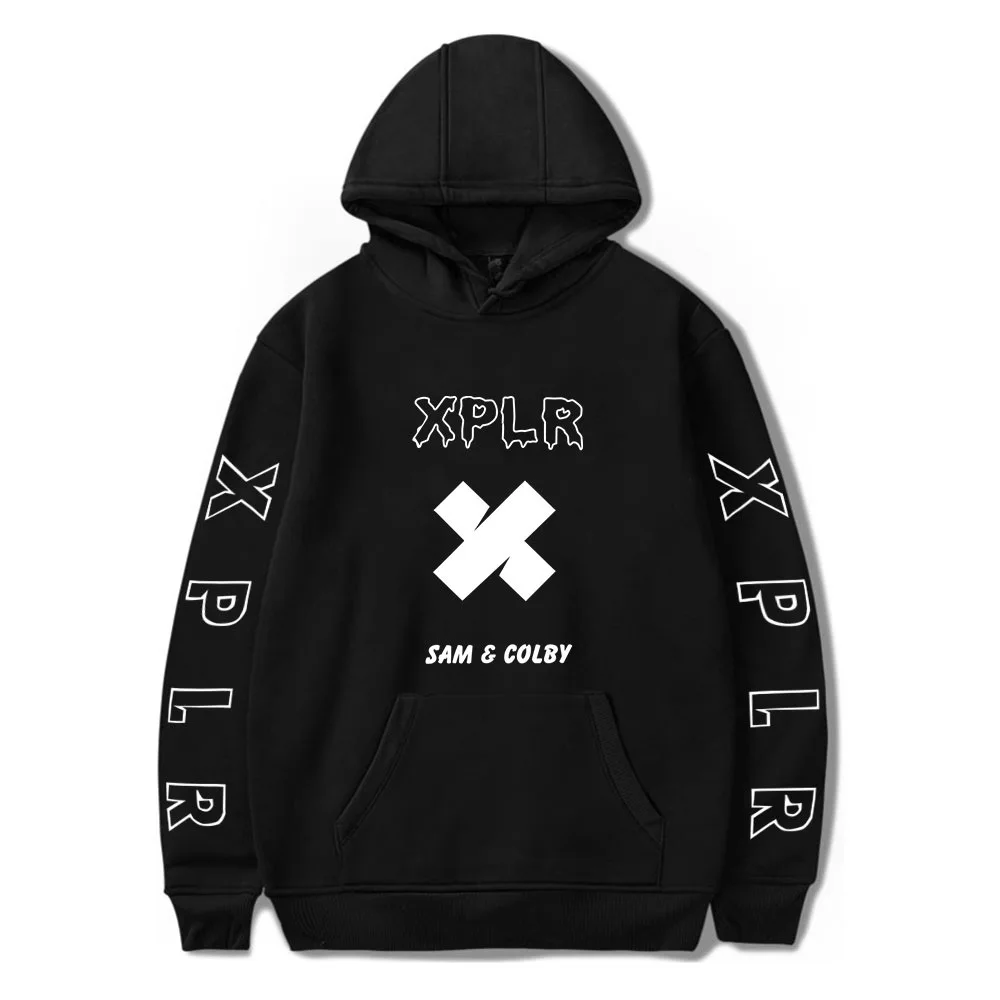 Новые толстовки XPLR с принтом Sam и Colby, толстовки с капюшоном для мужчин и женщин, толстовка с капюшоном Youtube, повседневный Свитшот Sam и Colby, пуло...
Новые толстовки XPLR с принтом Sam и Colby, толстовки с капюшоном для мужчин и женщин, толстовка с капюшоном Youtube, повседневный Свитшот Sam и Colby, пуло...