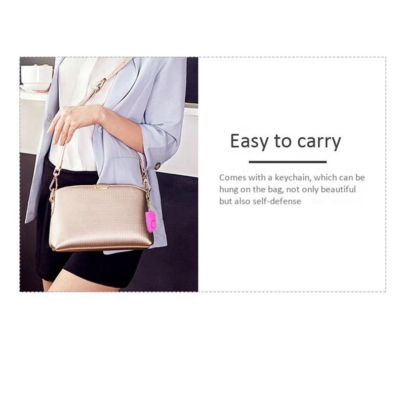 2 Pcs Alarm 120DB Girl Women Security Protect Keychain Emergency Safe Sound Anti-Attack Personal Alarm Blue & Pink
2 Pcs Alarm 120DB Girl Women Security Protect Keychain Emergency Safe Sound Anti-Attack Personal Alarm Blue & Pink