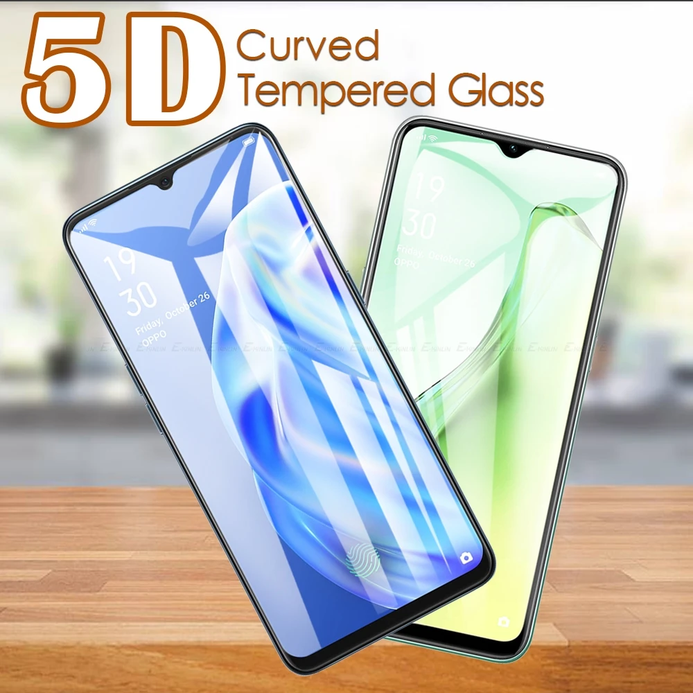 

5D Curved Full Cover Film For OPPO A58 A94 A95 A74 A93 A93s A78 A76 A96 A72 A91 A77 A92 A73 5G Tempered Glass Screen Protector