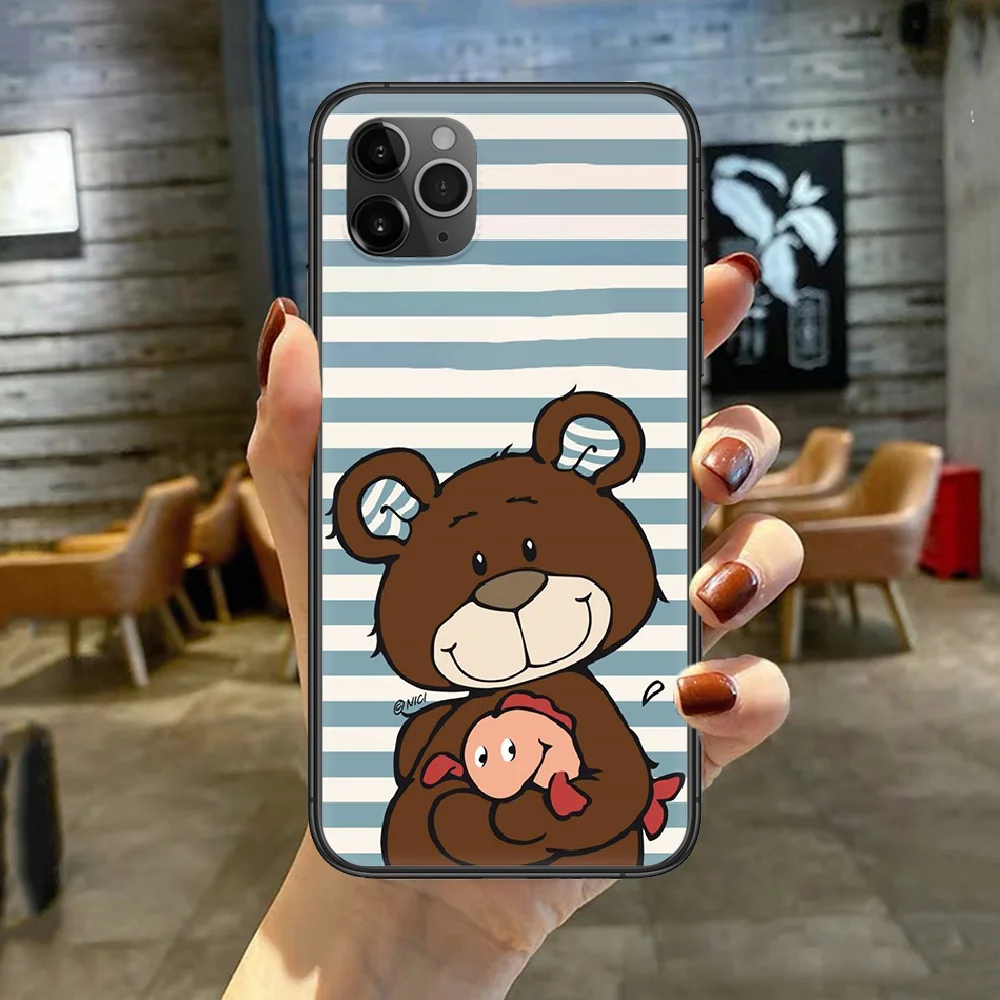 Lovely Cute Sheep Bear Nici Phone Case Cover For Iphone 5 5S 6 6S PLUS 7 8 11 12 Mini X XR XS PRO SE 2020 MAX black Shell
Lovely Cute Sheep Bear Nici Phone Case Cover For Iphone 5 5S 6 6S PLUS 7 8 11 12 Mini X XR XS PRO SE 2020 MAX black Shell