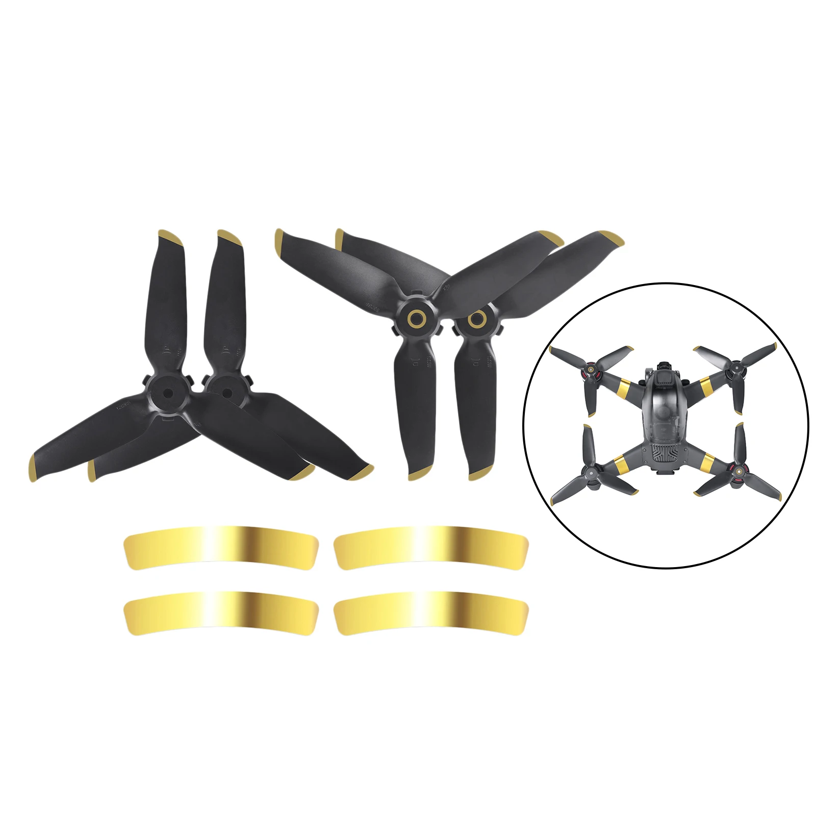 Propeller Blades Drone Replacement Low Noise for DJI FPV Spare Parts Mini Drone Propeller Quiet Drone Accessories 
Propeller Blades Drone Replacement Low Noise for DJI FPV Spare Parts Mini Drone Propeller Quiet Drone Accessories