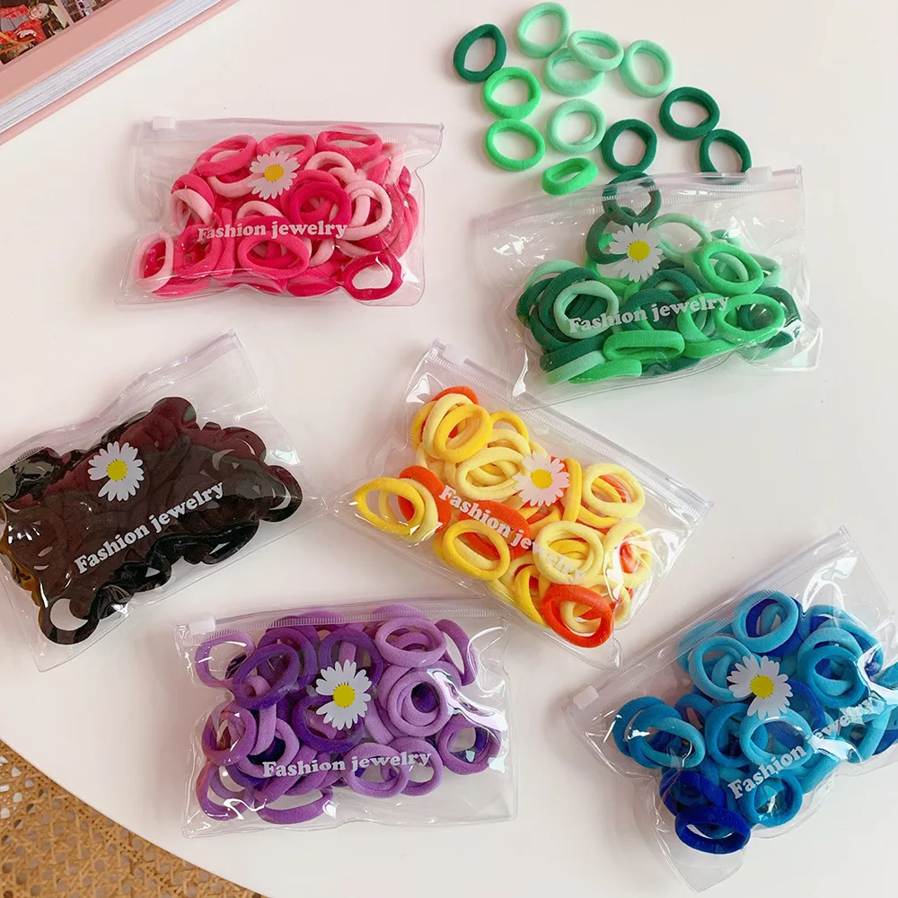 LY FAYE Korean Nylon Solid Color Hair Bands for Children Girls Ties New Headwear Simplicity Sweet Ring Gift
LY FAYE Korean Nylon Solid Color Hair Bands for Children Girls Ties New Headwear Simplicity Sweet Ring Gift