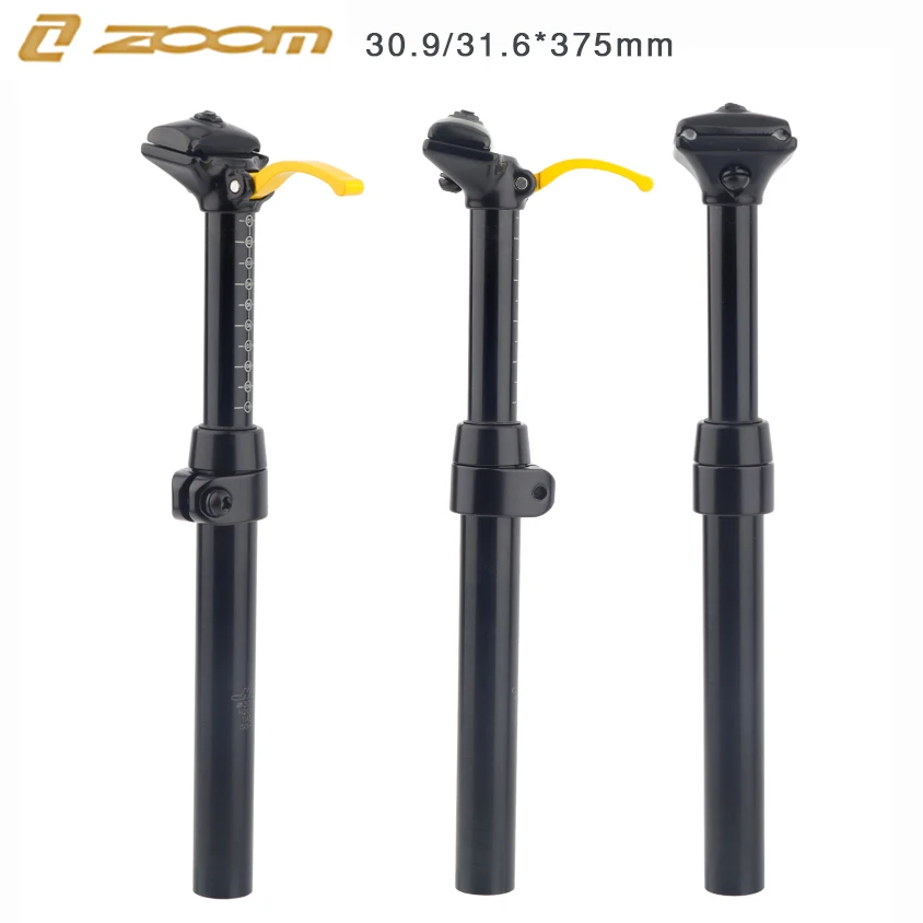 ZOOM MTB Bike Dropper Seatpost Damping Suspension Height Adjustable 100mm Hand Control Mountain Bicycle Seat Tube 30.9/31.6*375m
ZOOM MTB Bike Dropper Seatpost Damping Suspension Height Adjustable 100mm Hand Control Mountain Bicycle Seat Tube 30.9/31.6*375m