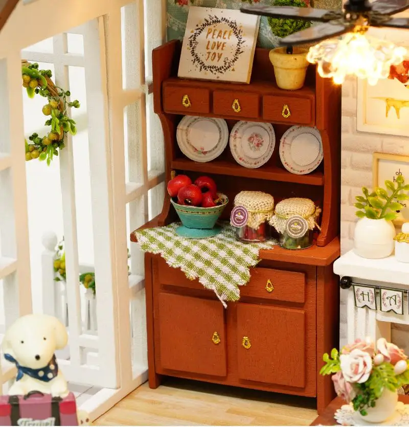 Diy Miniature Doll House Model Building Kits Wooden Furniture Toys Birthday Gifts Dollhouse-Happy Times
Diy Miniature Doll House Model Building Kits Wooden Furniture Toys Birthday Gifts Dollhouse-Happy Times