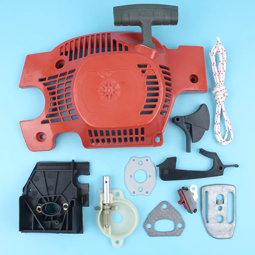 Recoil Starter Oil Pump Throttle Trigger Kill Switch Kit For HUSQVARNA 136 137 141 142 Chainsaw w/ Gaskets Bar Plate Rope
Recoil Starter Oil Pump Throttle Trigger Kill Switch Kit For HUSQVARNA 136 137 141 142 Chainsaw w/ Gaskets Bar Plate Rope