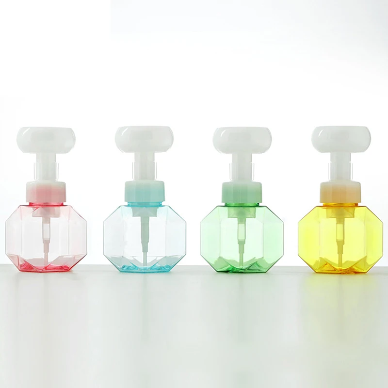 300ML Liquid Soap Foaming Dispenser Flower Shape Sparkling Bottle Foam Pump Bottle Plastic Clear Bathroom Shower Gel Bottle
300ML Liquid Soap Foaming Dispenser Flower Shape Sparkling Bottle Foam Pump Bottle Plastic Clear Bathroom Shower Gel Bottle